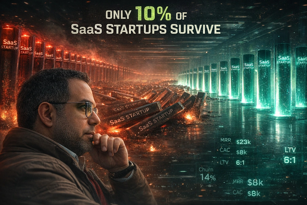 🔥 SaaS Failure Playbook Why Most SaaS Startups Fail — And What Successful Founders Do Differently